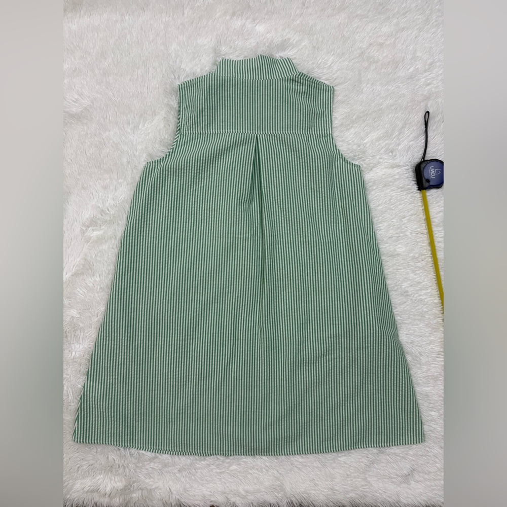 Duffield Lane Green and White Striped Top - Picture 4 of 8